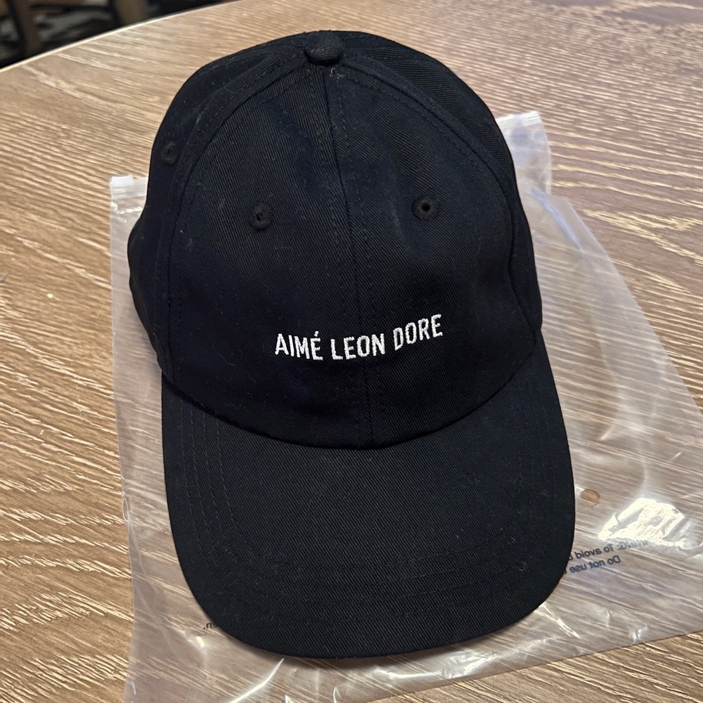 Aime Leon Dore ALD Black Cotton logo hat